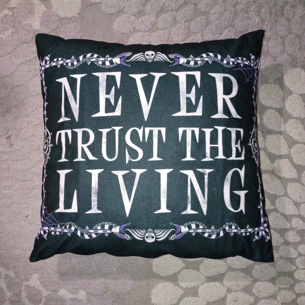 Beetlejuice Throw Pillow